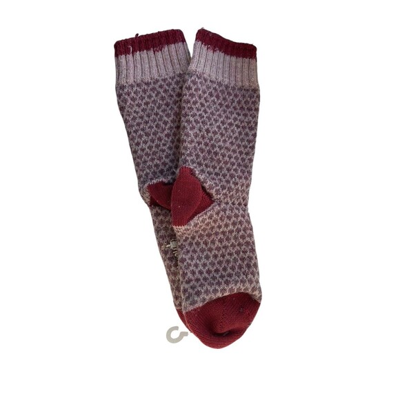 Smartwool Womens Merino Wool Crew Socks Size S Red Ski Hiking Outdoors Granola - Picture 1 of 4